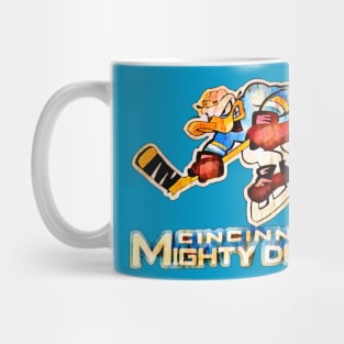 Cincinnati Mighty Ducks Hockey Mug